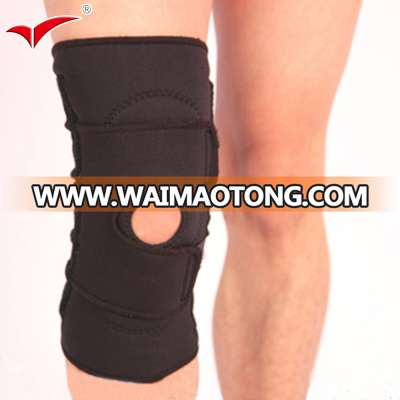 QH-0055 Fitness adjustable neoprene knee brace sports protector orthopedic knee support