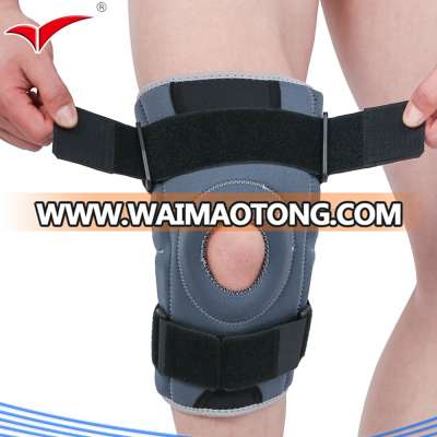 Manufacturer Supply aluminum stay neoprene Knee Support for Weight Lifting